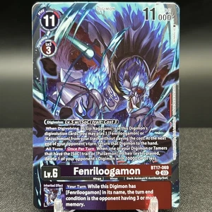 Fenriloogamon BT17-069 R Digimon Card - Picture 1 of 2