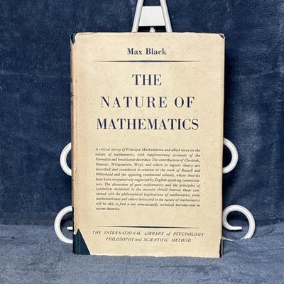 Max Black / The Nature of Mathematics A Critical Survey 1950 2nd printing - Image 1 of 4