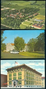 RICHMOND, INDIANA - 3 CARTOLINE LOTTO 2 - Foto 1 di 1