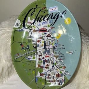 Galleyware CHICAGO Oval Melamine Tidbit Tray Dish Platter 16”x 12” - Picture 1 of 10