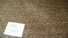 Brown Beige Stria Chenille Upholstery Fabric Remnant  F982