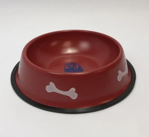 Stainless Steel FDNY Pet Bowl Red - Picture 1 of 4
