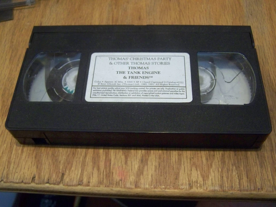 THOMAS THE TANK ENGINE & FRIENDS THOMAS CHRISTMAS PARTY THOMAS STORIES  VHS TAPE - Image 1 of 1