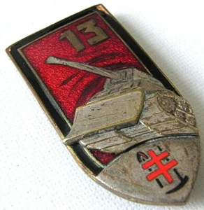 Regiment 13 RG Abzeichen Drago Paris Original Ende der 1940er Jahre - Bild 1 von 5