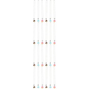 24 Pcs Doughnut Necklace Set Necklace Best Friend Necklaces - Picture 1 of 12