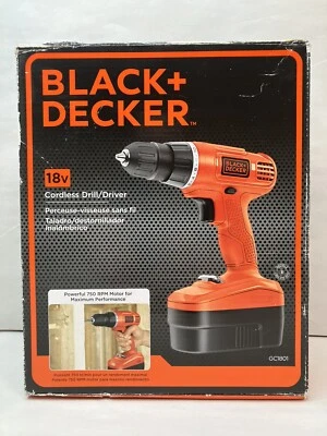 Taladro/destornillador inalámbrico BLACK+DECKER GC1801 caja abierta Foto 1 de 4