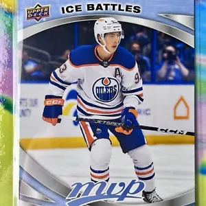 Ryan Nugent-Hopkins Parallel Card 2023-24 Upper Deck MVP #12 Ice Battles Oilers - Picture 1 of 7