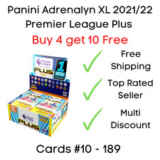 Panini Adrenalyn XL Plus Premier League 2022 Base & Foil Cards #10 - #189 