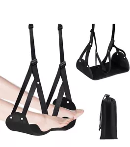 Portable Foot Rest Relax Travel Hammock Carry Flight Leg Airplane Pad New - Picture 1 of 6