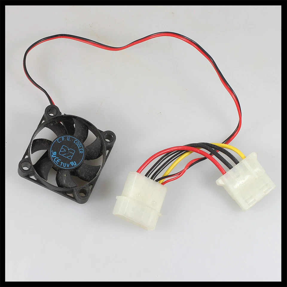 internal Black CPU Processor Cooler Fan with Heatsink - Computer Desktop PC - Image 1 of 4