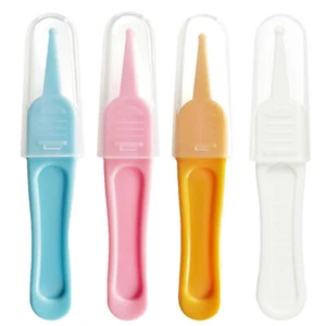 Baby Nasal Tweezer Baby Nose Cleaning Tweezer Round for Head Baby Nose Booger *2 - Picture 1 of 16
