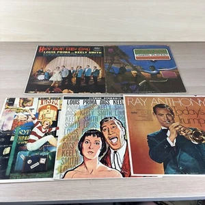 5 Jazz Vinyl Record Lot Jonah Jones Louis Prima Ray Anthony Trumpet Herb Alpert - Picture 1 of 11