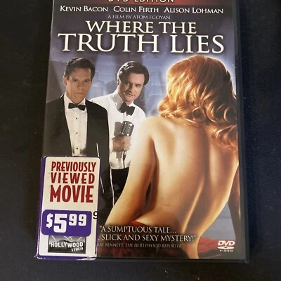 Where The Truth Lies (DVD w/case) VERYGOOD::Colin Firth/Kevin Bacon,Rom-Drama - Image 1 of 2