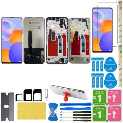 For Huawei Y9A Lcd Display Touch Screen Digitizer Panel Assembly With Frame - Image 1 of 4