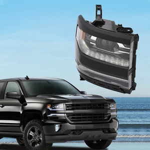 Headlight For 2016-2018 Chevrolet Silverado 1500 Right Passenger Side Headlamp - Foto 1 di 11