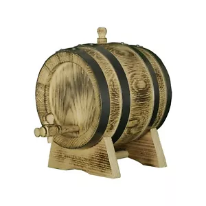 NEW French OAK BARREL 1.5Lt Rustic Age Port Home Brew Whisky **Christmas Sale* - Picture 1 of 8