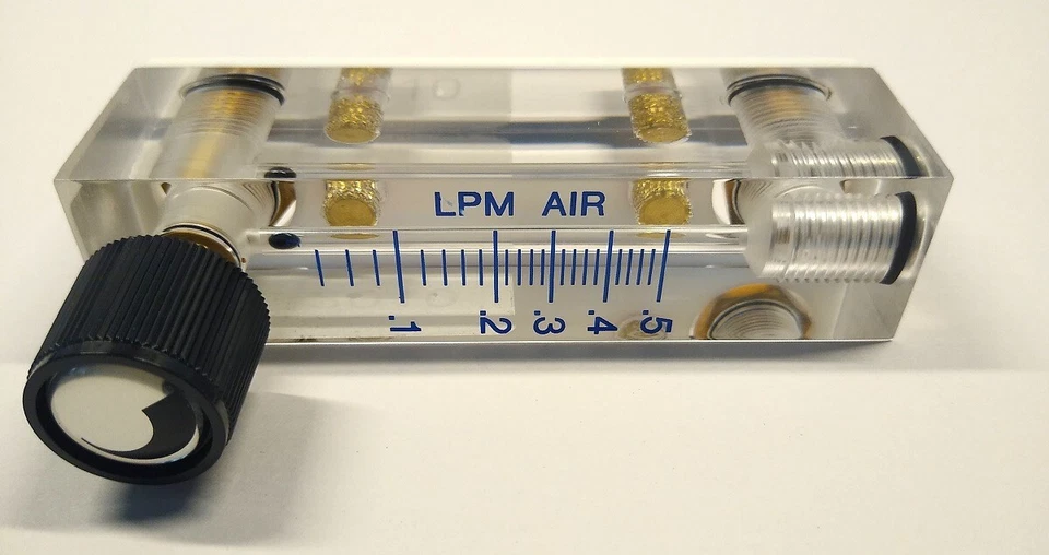 OMEGA FL-2010 Acrylic Flow Meter 0.04-0.5 LPM Panel Mount - Image 1 of 4