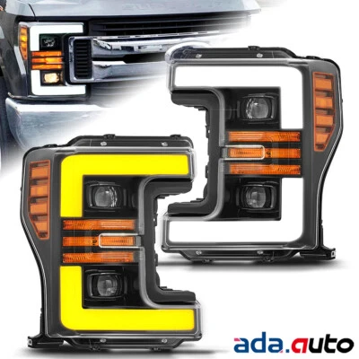 Sequential Signal Projector Headlights For 2017-2019 Ford  F250/F350 Super Duty - Image 1 of 4