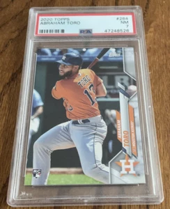 2020 Topps Abraham Toro #264 PSA 7 Rookie Houston Astros MLB Trading Card NM - Picture 1 of 2