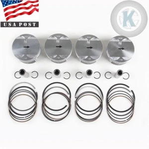 2.4L Pistons & Rings Kit Fit For Buick Chevrolet GMC Pontiac Saturn - Picture 1 of 18