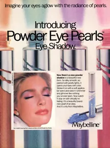 Maybelline 1987 de colección sombra de ojos anuncio de revista de 1 página - Imagen 1 de 1