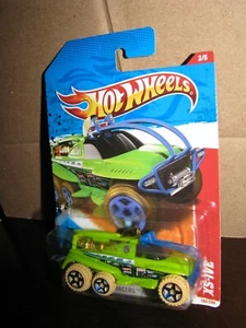 Hot Wheels 2011 #183 Thrill Racers Desert #3 XS-IVE verde - Imagen 1 de 5