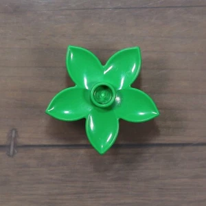 LEGO Duplo 6510 Bright Green Plant Flower with Stud Qty 1 - Picture 1 of 3