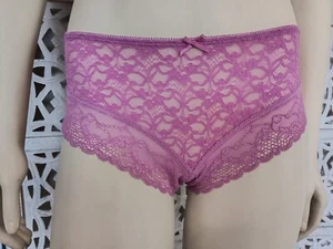 Aerie Mauve transparente Spitze Hipster Unterwäsche Höschen Größe Large neu ohne Etikett - Bild 1 von 4