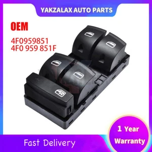 for 06-10 Audi A3 10-11 Audi Q7 Power Window Switch Front Driver Side 4F0959851 - Picture 1 of 7