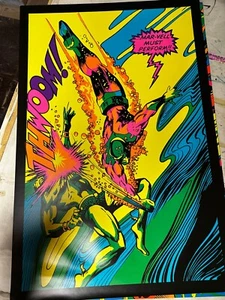 Sub-Mariner Captain Marvel Black Light Poster (2021)(20"x30") 3rd Eye Repro - Picture 1 of 1