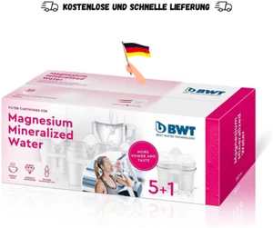 BWT Longlife Filterkartusche 5+1 Kartuschen Stück Magnesium Mineralized Water - Bild 1 von 9