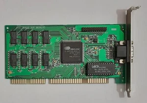 Tarjeta gráfica BOCA BRI4610 ISA (Cirrus Logic CL-GD5428, 1MB, retro, 1994) - Imagen 1 de 4