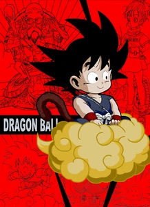 Dragon Ball Kid Goku Nimbus POSTER 24 X 18" SWEET! - Picture 1 of 2