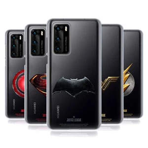 OFFICIAL JUSTICE LEAGUE MOVIE LOGOS SOFT GEL CASE FOR HUAWEI PHONES - Picture 1 of 12