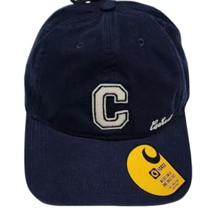 Carhartt 106302-NVVY Unisex Navy Canvas Cotton Patch Logo Baseball Cap APP1871 - Picture 1 of 8
