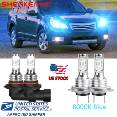 Kits de bombillas LED altas/bajas 8000 k para Subaru Outback Legacy 2005-2013 2014 Foto 1 de 4