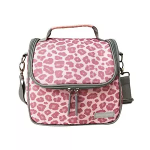 Lunch Bag Insulated Lunch Box Detachable Adjustable Strap… Leopard Pink - Picture 1 of 9