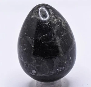 Huevo de labradorita oscura 47 mm pulido feldespato piedra preciosa cristal mineral Madagascar - Imagen 1 de 5