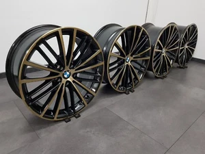 BMW Felgen 19 Zoll 5er G30 G31 Styling 635 Alufelgen V-Speiche Inkl. Nabendeckel - Bild 1 von 8
