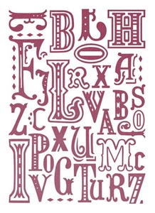 Carpeta en relieve tipografía Couture Creations 5x7 ULT157514 2016 - Imagen 1 de 1