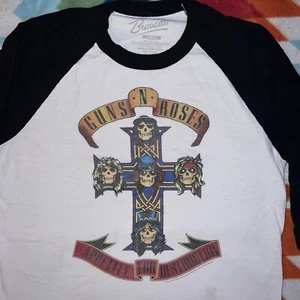 Vintage Guns N’ Roses Band appetite for destruction t shirt bravado 2008 Medium - Picture 1 of 7