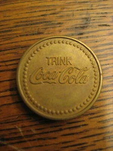 Medaille Reklame Marke Coca Cola Automatenmünze - Bild 1 von 2