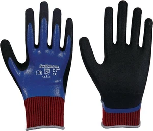 LEIPOLD Handschuhe Solidstar Nitril Grip Complete 1462 Größe 8 blau EN420+EN3... - Bild 1 von 3