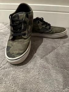 Vans Kids Camo Army Green Lace Up Shoes UK5 - Picture 1 of 8