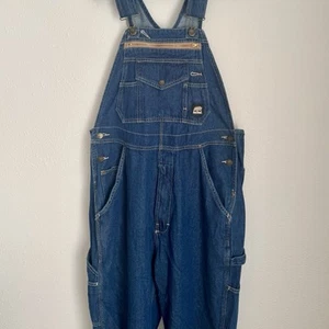 BERNE WORKWEAR SINCE 1915 UNLINED BIB OVERALLS SIZE 36x34 DENIM BLUE NWT - Picture 1 of 9