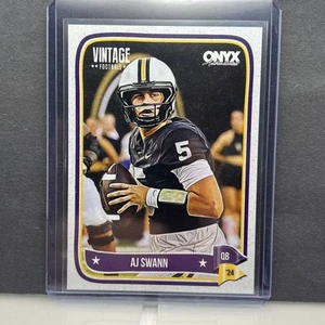 2024 ONYX Vintage Football AJ Swann #OVAJSW LSU QB - Imagen 1 de 11