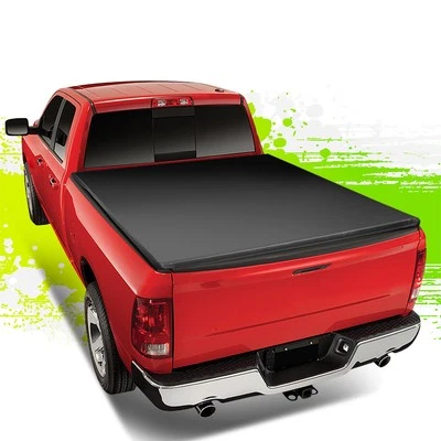 Cubierta Tonneau enrollable suave de 6,5 ft para Dodge Ram 1500 2500 3500 Fleetside 09-22  Foto 1 de 4