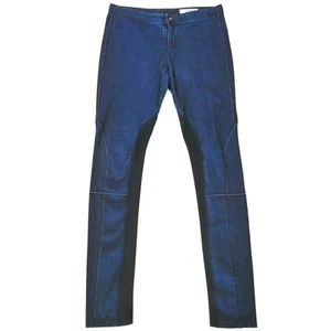 Rag & Bone Jeans Womens Size 30 Denim Riding Pants Paneled Skinny Jegging Dark - Picture 1 of 13
