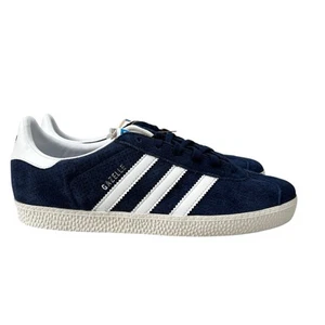 Adidas Originals Gazelle J Night Indigo Cloud White Shoes IG1695 Youth Sz 3.5-7 - Picture 1 of 9