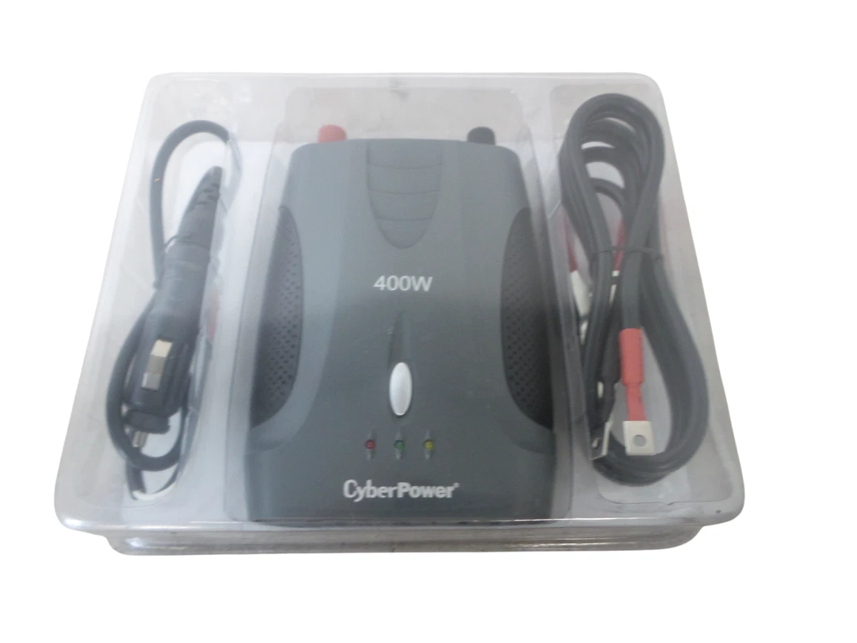 CyberPower 175W Mobile Power Inverter - Dual AC Outlets & 2.1A USB Charger For Car & Travel